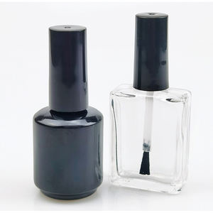 Vente en gros de flacons d'huile pour cuticules ronds violets de 10 ml et 15 ml, contenants en verre carrés de luxe, flacon de vernis à ongles vide avec logo personnalisé - Product Image 3