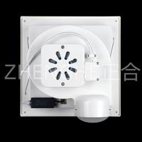 ZEHER Decken ventilator mit Decken montage und Front luft gitter Kleiner Heißluft-Abluft kanal ventilator mit LED-Licht