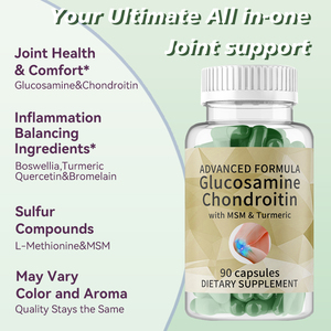 OEM Private Label Glucosamine Chondroïtine <span class=keywords><strong>Capsules</strong></span> Gewrichtssupplementen voor Volwassenen - Product Image 3