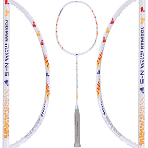 YODIMAN Fabricants sur mesure <span class=keywords><strong>Raquette</strong></span> de <span class=keywords><strong>badminton</strong></span> professionnelle adulte en fibre de carbone graphite multicolore Haute qualité Légère Haute performance - Product Image 2