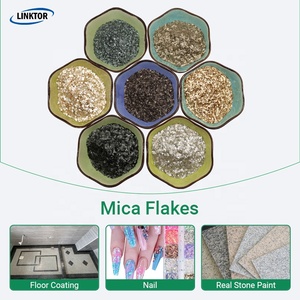 Bán buôn trực tiếp từ nhà máy, vảy mica nguyên chất 10-20Mesh, 40-60Mesh, màu vàng, đỏ, trắng ngọc trai, xám, vụn mica số lượng lớn dùng cho lớp phủ đá - Product Image 6