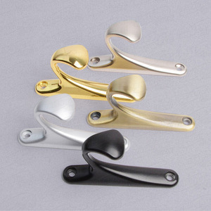 Modern Minimalist Zinc Alloy Coat <b>Hook</b> <b>Wall</b> Mounted Durable Single <b>Hook</b> <b>For</b> Cabinet Wardrobe Door - Product Image 1