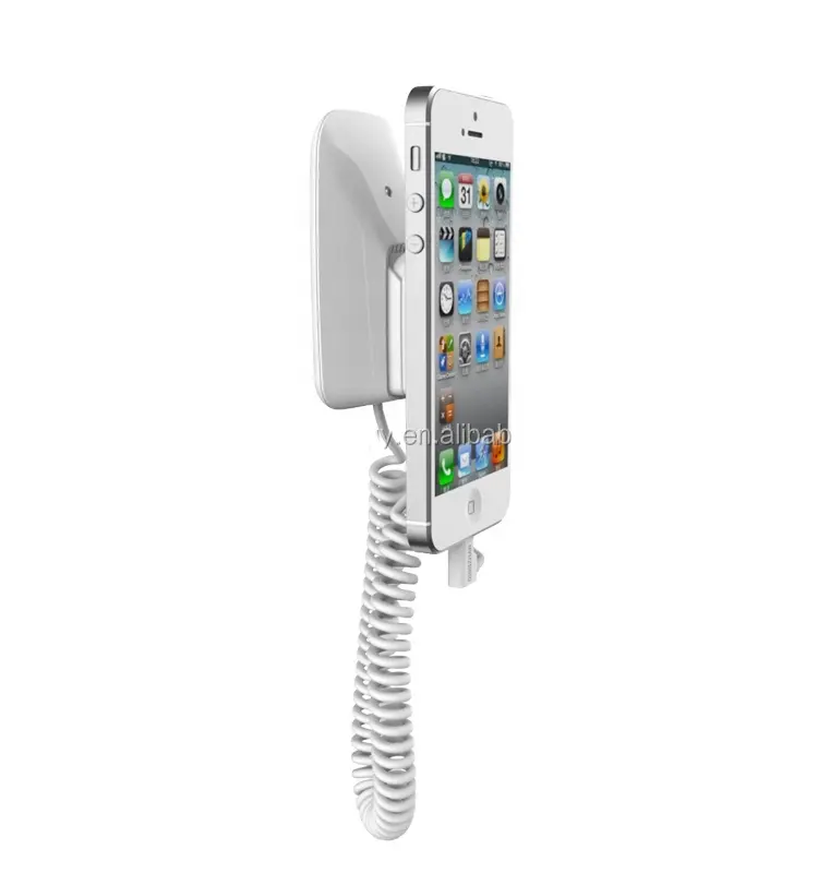 INSHOW S2131 Dudukan Alarm Anti-maling Yang Dapat Ditarik Paling Tipis untuk Handset Ponsel Ponsel Pintar Pengisi Daya Braket