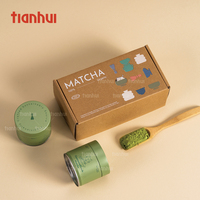 Boîte à courrier pliable en matcha personnalisée Tianhui, emballage cadeau en carton ondulé, 100 pièces MOQ