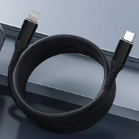 Câble magnétique USB-C Type-C 60W 3A à charge rapide, tressé et durable, avec garantie de 12 mois pour iPhone