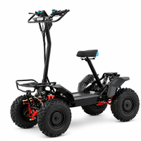 Scooter électrique tout-terrain léger, design pliable, 4000W, Quad électrique 4x4, Quad 4WD, scooter électrique avec batterie amovible
