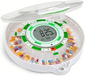 Electronic Smart Organizer Weekly Storage Timer, Bluetooth App Connected Pill <b>Box</b> With Alarm Function for Home Use Custom Logo - Product Image 2