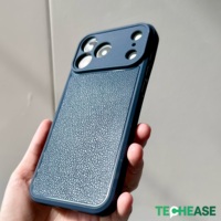 Étui de téléphone de luxe antichoc en cuir texturé litchi TPU TechEase pour Tecno Spark 10 et Infinix
