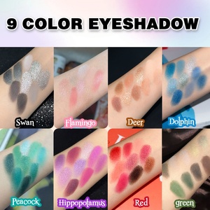 พาเลทอายแชโดว์ 9 สี ระดับมืออาชีพ เม็ดสีแน่น ชิมเมอร์ แมตต์ ติดทนนาน ผสมผสานง่าย แต่งตาสวย พาเลทอายแชโดว์แบบอัดแข็ง - Product Image 3