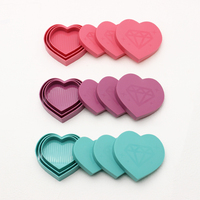Offre Spéciale diamant peinture accessoire plateau en plastique diamant peinture kits pour artisanat perceuses placement diamant en forme de coeur plateau