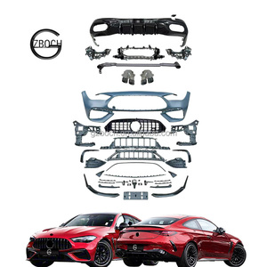 Kit carrosserie <span class=keywords><strong>CLE</strong></span> pour <span class=keywords><strong>Mercedes</strong></span> Benz Classe <span class=keywords><strong>CLE</strong></span> C236 W236 pour CLE53 AMG, pare-chocs avant, calandre, diffuseur, embout pour kit carrosserie CLE53 - Product Image 1