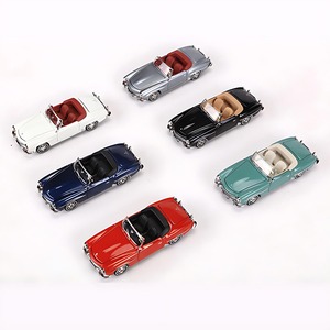 Modèle de voiture vintage 1:64 <span class=keywords><strong>190SL</strong></span> en alliage, simulation de voiture - Product Image 2