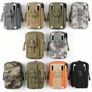 กระเป๋าคาดเอวผู้ชายคุณภาพสูง กันน้ำ ทำจากไนลอน ใส่โทรศัพท์มือถือ กระเป๋าสตางค์ อุปกรณ์เดินทาง กระเป๋าแบบยุทธวิธี Molle - Product Image 1