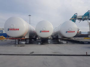 Réservoir de stockage de GPL Harsan 250000L, capacité de 119 tonnes, acier P355GH, certifié ASME, réservoir horizontal pour station de gaz de pétrole liquéfié - Product Image 5