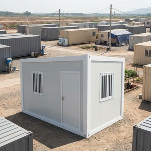 Maison conteneur pliable à faible coût de transport, bâtiment préfabriqué modulaire pour camp de projet éloigné et bureau - Product Image 1