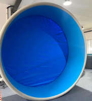 Maßgefertigter Langlebiger PVC-Aufblaspool in Übergröße, Tragbarer Outdoor-Swimmingpool mit Drop-Stitch-Material