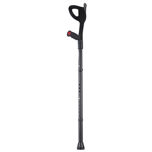 Zhan Cheng Aluminum Alloy <b>Crutch</b> GZ02 Black Non Slip Rubber Tip For Elderly <b>Walking</b> Support - Product Image 2