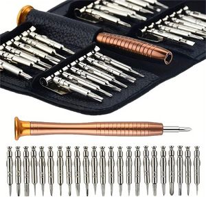 Eyeglasses Repair Screwdriver Kit 25-Piece <b>Set</b> Adjustable <b>Torque</b> Small Size Screwdrivers - Product Image 5