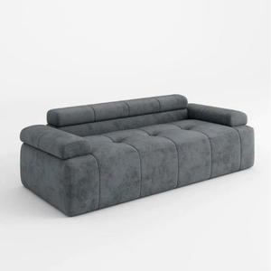 Modern Design Vacuum Packaging Compressed Foam Sectional <strong>Sofa</strong> Set Furniture Living Room Floor Seating <strong>Sofa</strong> with Ottoman - Product Image 2