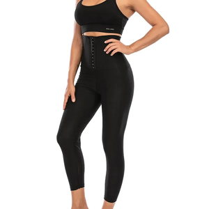 Pantalon de sauna amincissant, effet transpiration intense, avec revêtement, short de sport, leggings de fitness pour l'entraînement et la gym - Product Image 3