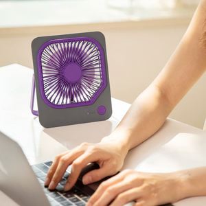 Masaüstü vantilatör USB şarj edilebilir taşınabilir Mini masa fanı 1200mAh küçük masa fanı OEM ODM - Product Image 3