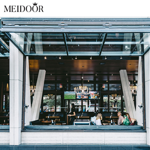 Balcón Último diseño <span class=keywords><strong>Toldo</strong></span> <span class=keywords><strong>de</strong></span> acordeón Aluminio Push Up Ventana plegable Ventanas <span class=keywords><strong>de</strong></span> vidrio plegables verticales - Product Image 4