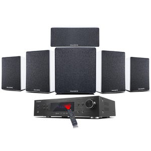 Système de haut-parleurs de cinéma maison 5.1 DTS 3D/4K Son surround avec fonctions <span class=keywords><strong>Blu</strong></span>-<span class=keywords><strong>ray</strong></span> USB Aux pour un usage domestique - Product Image 1