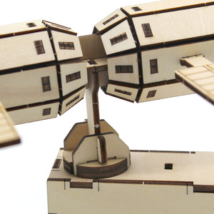 Space Station Model Wooden STEM <b>Education</b> <b>Toy</b> For Kids 7-9 Years DIY Assembly Science Project - Product Image 2