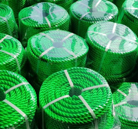 Cuerda de Polietileno de 3 Hilos con Protección UV, Cuerda de Plástico para Agricultura, Cuerda de PE para Barcos