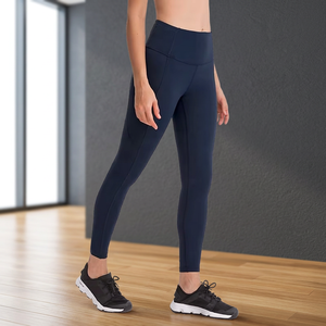 Leggings Deportivos para Mujer, Cintura Media Elástica, Ecológicos, Transpirables, Spandex/Poliéster, Largos, Venta al Por Mayor - Product Image 2