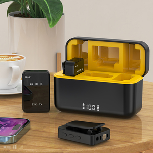 ไมโครโฟนไร้สายแบบหนีบปกเสื้อ Professional SX12 Mini 2.4ghz พกพาสะดวก สำหรับไลฟ์สด ใช้ได้กับ Youtube และ iPhone - Product Image 6