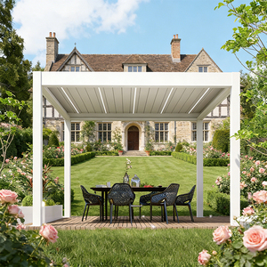 Pérgola Eléctrica Retráctil Impermeable para Jardín, de <span class=keywords><strong>Aluminio</strong></span>, con Motor, <span class=keywords><strong>3x4</strong></span> 5x4, Precio de Fábrica - Product Image 2