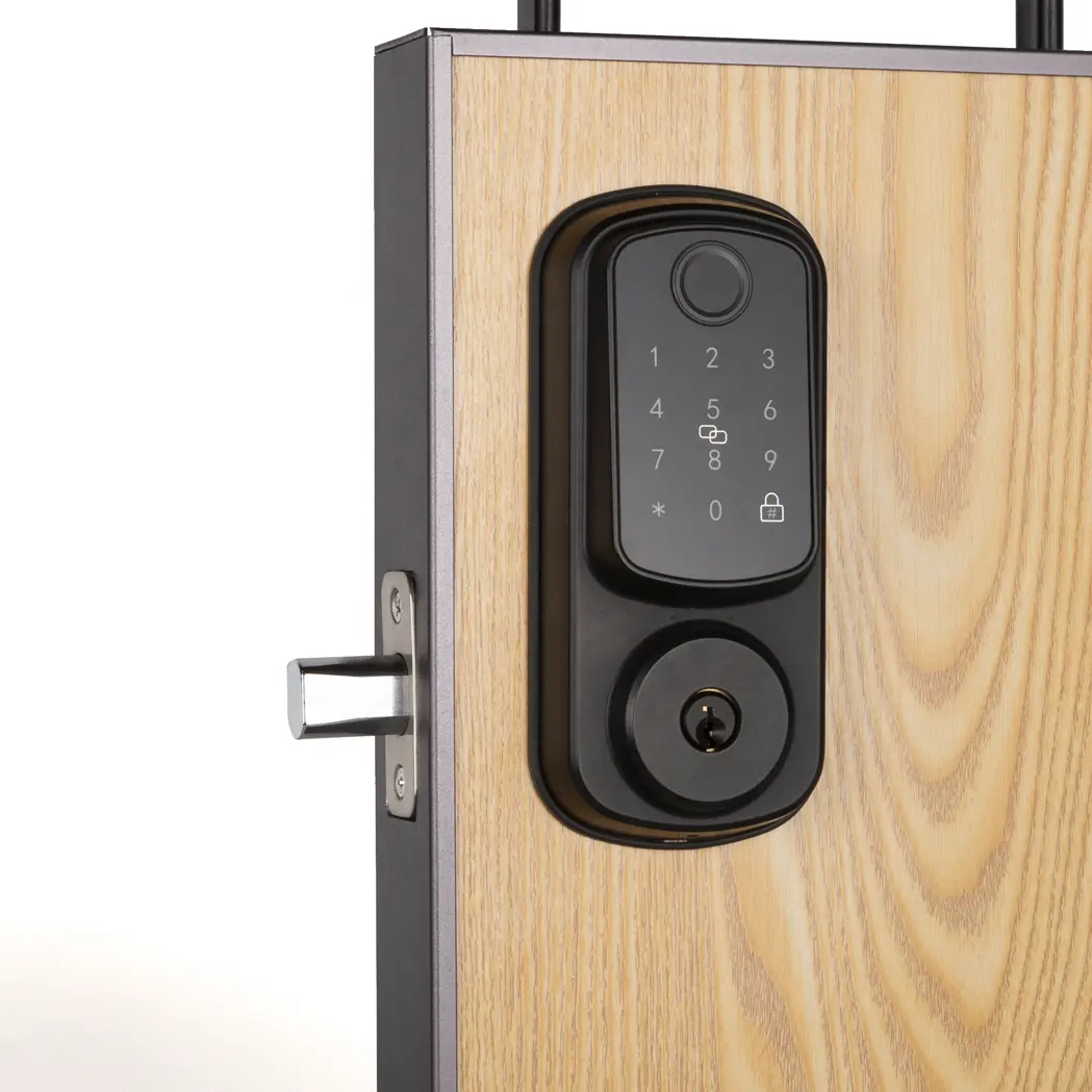 Vingerafdruk Smart Residentiële Lock Ons Deadbolt Lock Tuya Smart Lock Netwerk Remote Beheren