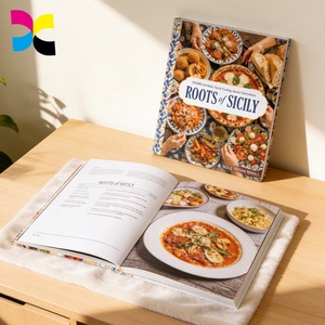 <span class=keywords><strong>Livre</strong></span> de recettes de cuisine personnalisé haut de gamme, écologique, couverture rigide, pour recettes de restaurant, dorure à chaud, fabricant, vente en gros, prix d'usine - Product Image 1