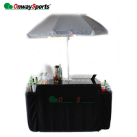Table de fête pliante en Aluminium, Table métallique, Portable, de haute qualité, avec étui de transport, 1 pièce