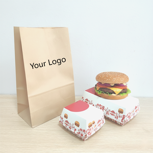 Cajas de Embalaje para Hamburguesas Impresas Personalizadas para Restaurantes de Comida Rápida, Caja Desechable para Pollo Frito, Palomitas y Papas Fritas para Llevar - Product Image 5