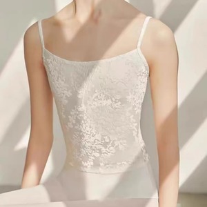 Camisola de Encaje Blanco para Mujer, de Nailon y Elastano, para Verano, Gimnasia, <span class=keywords><strong>Danza</strong></span>, Ballet, Leotardo, Mallas, Yoga - Product Image 1