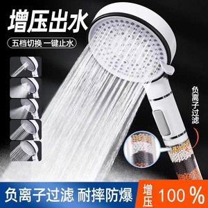 Pommeau de douche filtrant Royal Stan, grand panneau portable avec billes minérales pour une purification en profondeur et des soins de la peau - Product Image 5