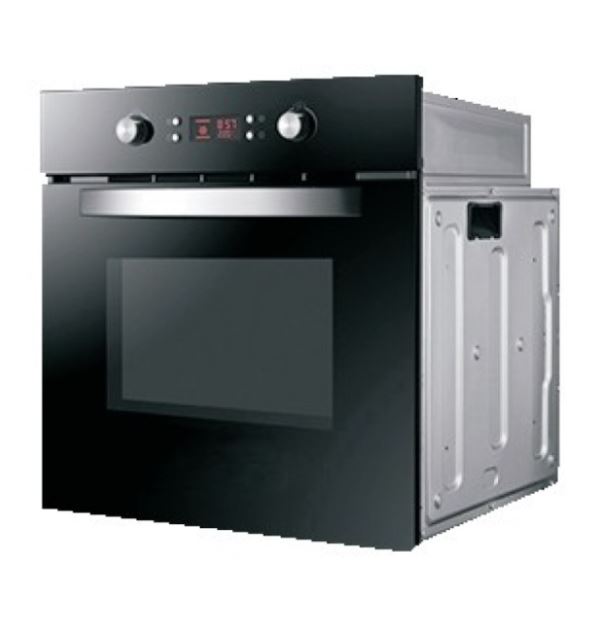 Gas Stove with Microwave Oven Burners Black Design