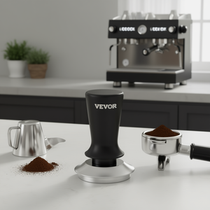 Vevor - Prensador de Café Espresso de Acero Inoxidable de 53 mm con Resorte, Prensador de Café Moderno para Preparar Espresso - Product Image 2