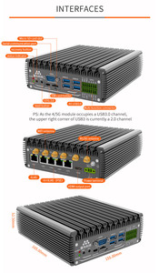 NVIDIA jetson Xavier NX 16GB 128ssd cạnh máy tính 5x cổng Ethernet Hỗ trợ băng tần kép PoE Wifi 4G/5G tùy chọn t506s 5xethernet - Product Image 2