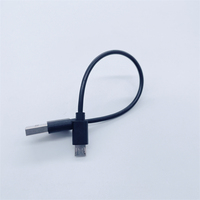 Cable Micro-USB de Alta Velocidad de 20CM, 2.4A, Carga Rápida y Sincronización de Datos para Teléfonos Móviles, Computadoras y Dispositivos Android