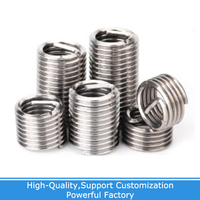 Threaded Inserts 304 Stainless Steel Thread Repairing Tool Helicoil-type Thread Repair Kit Set M1.4-M20 Fasteners Manufacturers