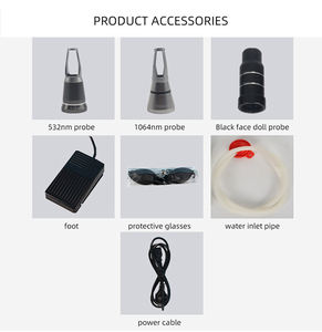 เครื่องพิโกเซคันด์สำหรับใช้ในบ้าน 1064 นาโนเมตร 532 นาโนเมตร เครื่องพิโก ND YAG สำหรับลบรอยสัก ฟื้นฟูผิว ขาวกระจ่างใส กำจัดเม็ดสี - Product Image 5
