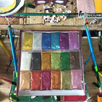 Nouvelles décorations de Noël classiques en gros pour usine, mélange de paillettes en vrac, paillettes épaisses en shaker, fournitures d'artisanat