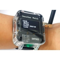 Montre de sécurité IoT DSTIKE Deauther Watch V3S pour tests IoT, création de contenus pour hackers, montre DIY pour passagers