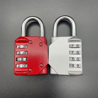 Cadenas à combinaison réinitialisable en alliage de zinc à 4 chiffres, noir, pour écoles, gymnases et casiers - Meilleures ventes