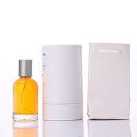 Vente en gros de flacons de parfum en verre de luxe vides 30ml 50ml 100ml avec emballage en tube