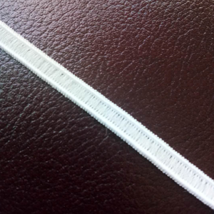 Correa elástica tejida de látex de 4mm, cubierta desechable para zapatos, de alta calidad, color blanco - Product Image 4