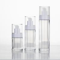 Emballage de soins de la peau de luxe 15ml 50ml 30 ml fond de teint liquide pompe verre sérum lotion bouteille avec pompe